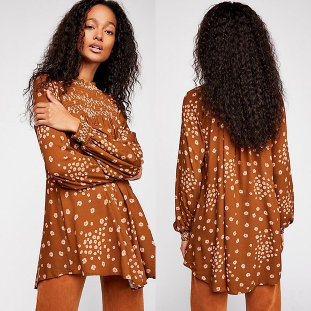 Free people Flowers in Her Hair Tunic